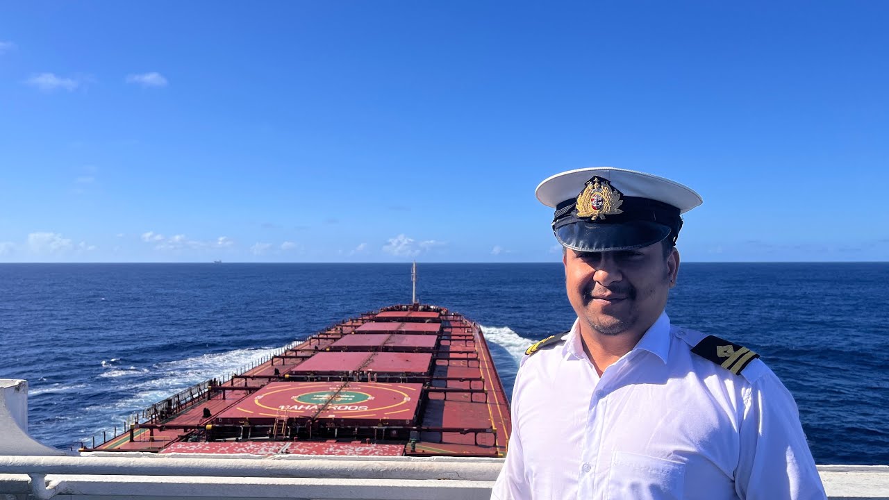 Merchant navy || Bulk carrier || Navigation bridge of a merchant navy ship