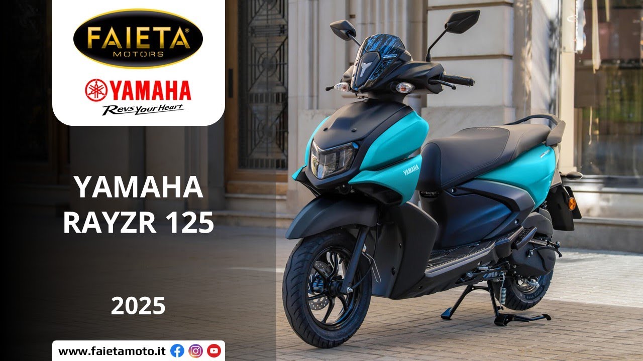 NUOVA Yamaha RayZR 2025: Scooter Leggero e Sportivo | Faieta Motors