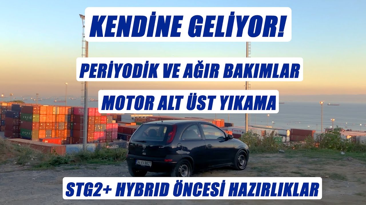 1.7 DTI Stage 2+ için Hazırlanıyor! Ağır ve Hafif Bakımlar - Motor Alt Üst Sıcak Yıkama