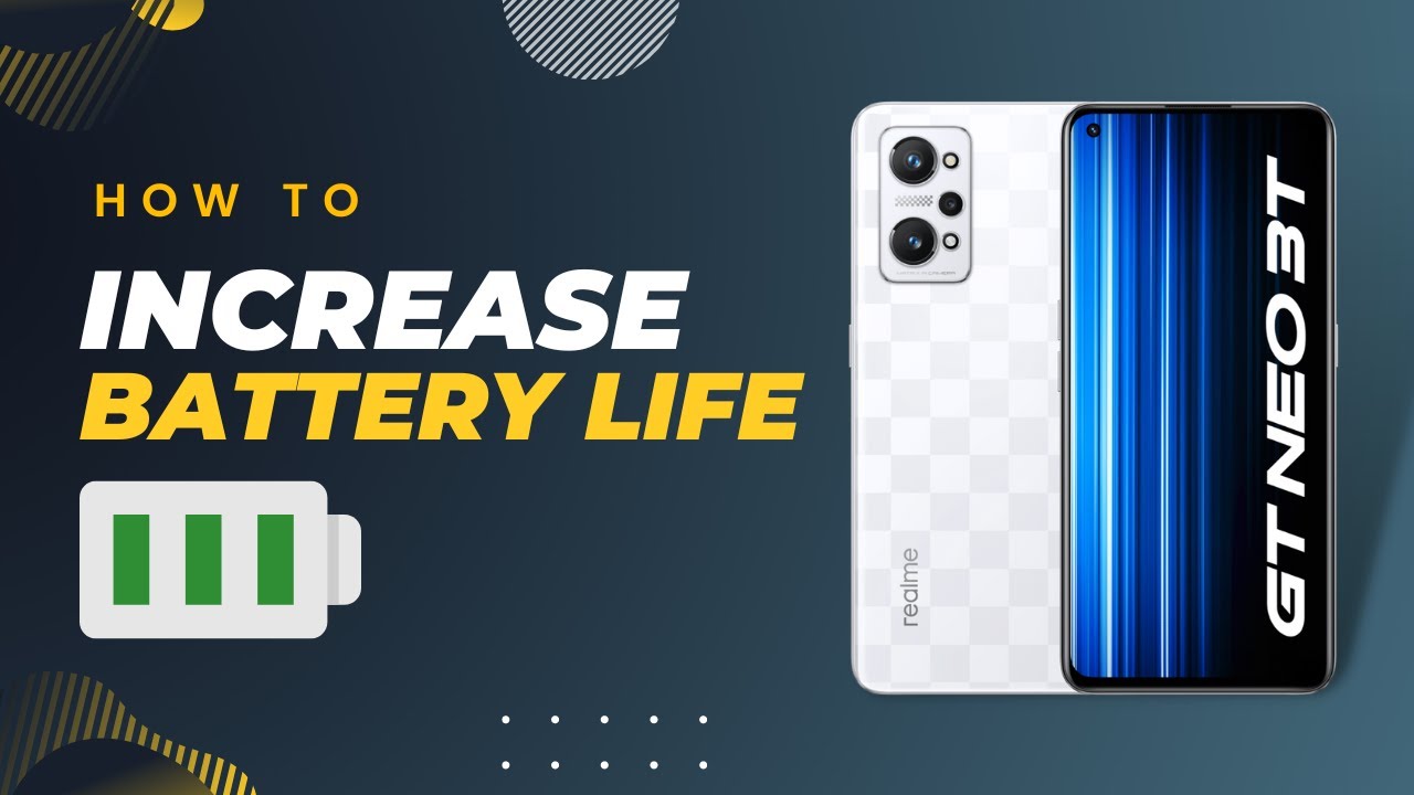 How to Fix Battery Drain In Realme GT Neo 3T | Increase Battery Life