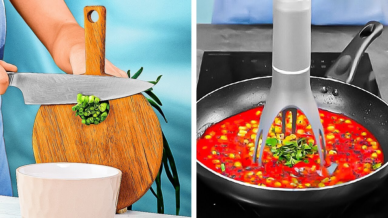 Truques culinários e utensílios de cozinha inteligentes 🍳 Eleve seu jogo de culinária! 🌮