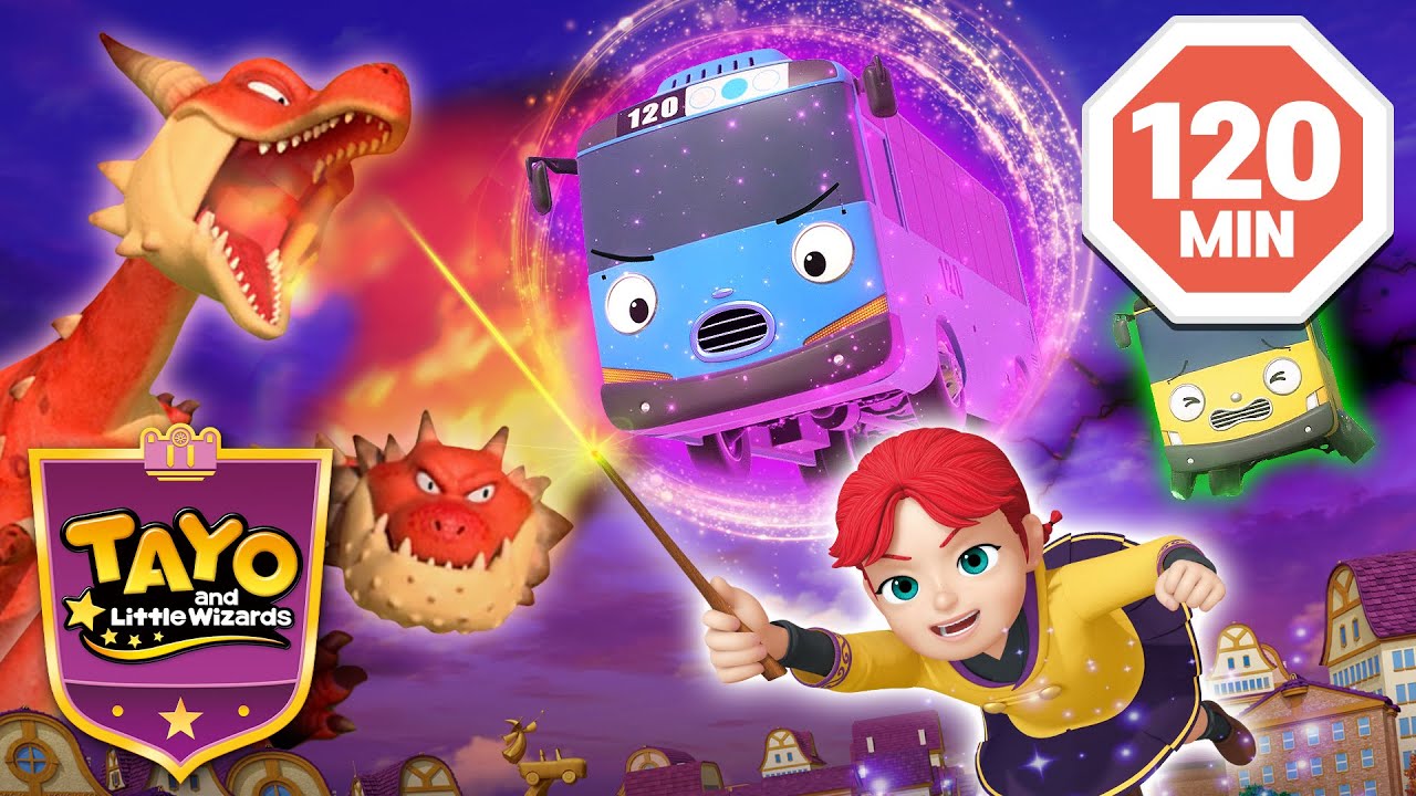 Tayo and Little Wizards🔮 | EP 1-5 Compilation l Tayo Movie for Kids l Tayo the Little Bus