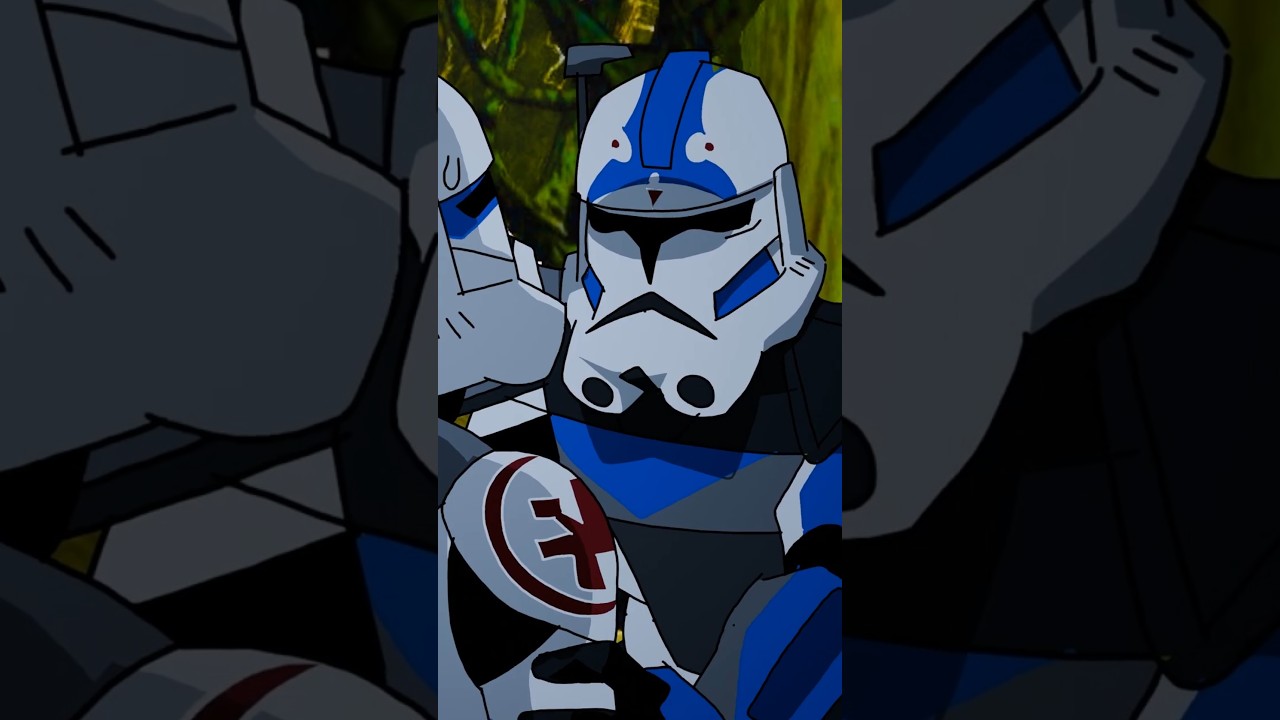 Audio was too perfect.  #starwars #clonewars #501 #212 #captainrex #starwarsmemes #animation