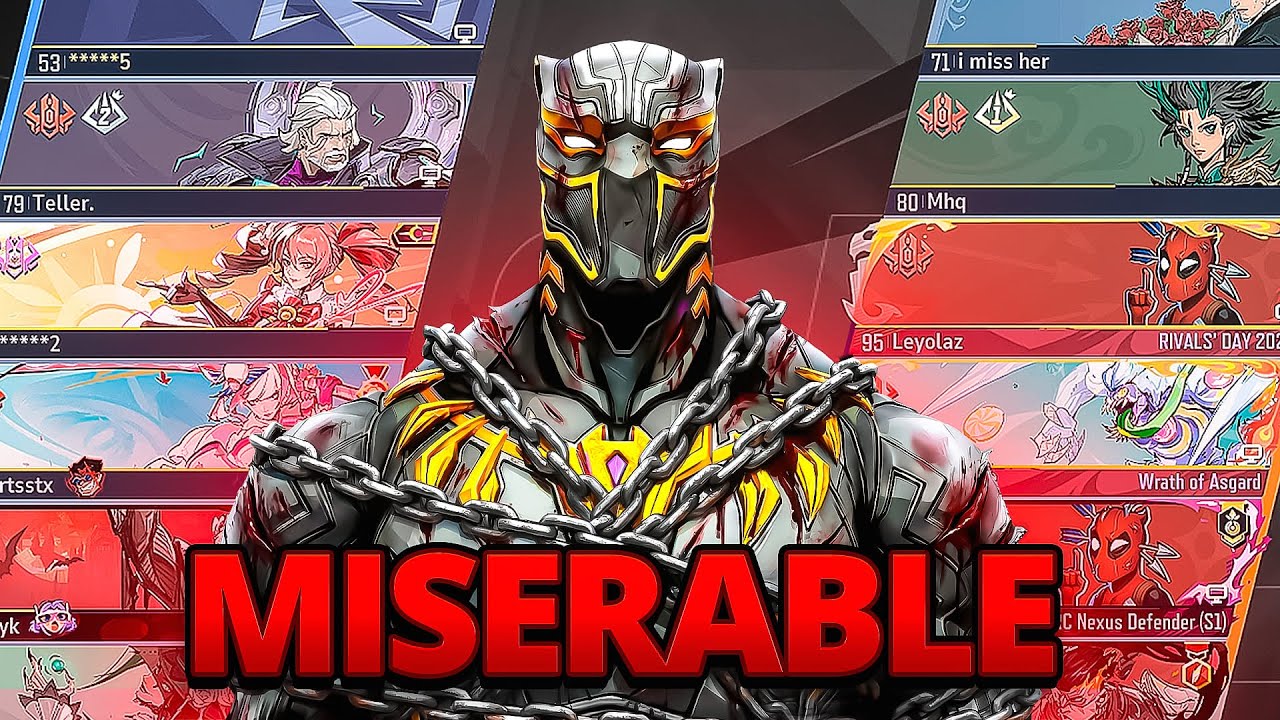 What It's Like Playing Black Panther in a FULL One Above All Lobby | Marvel Rivals Season 5.5
