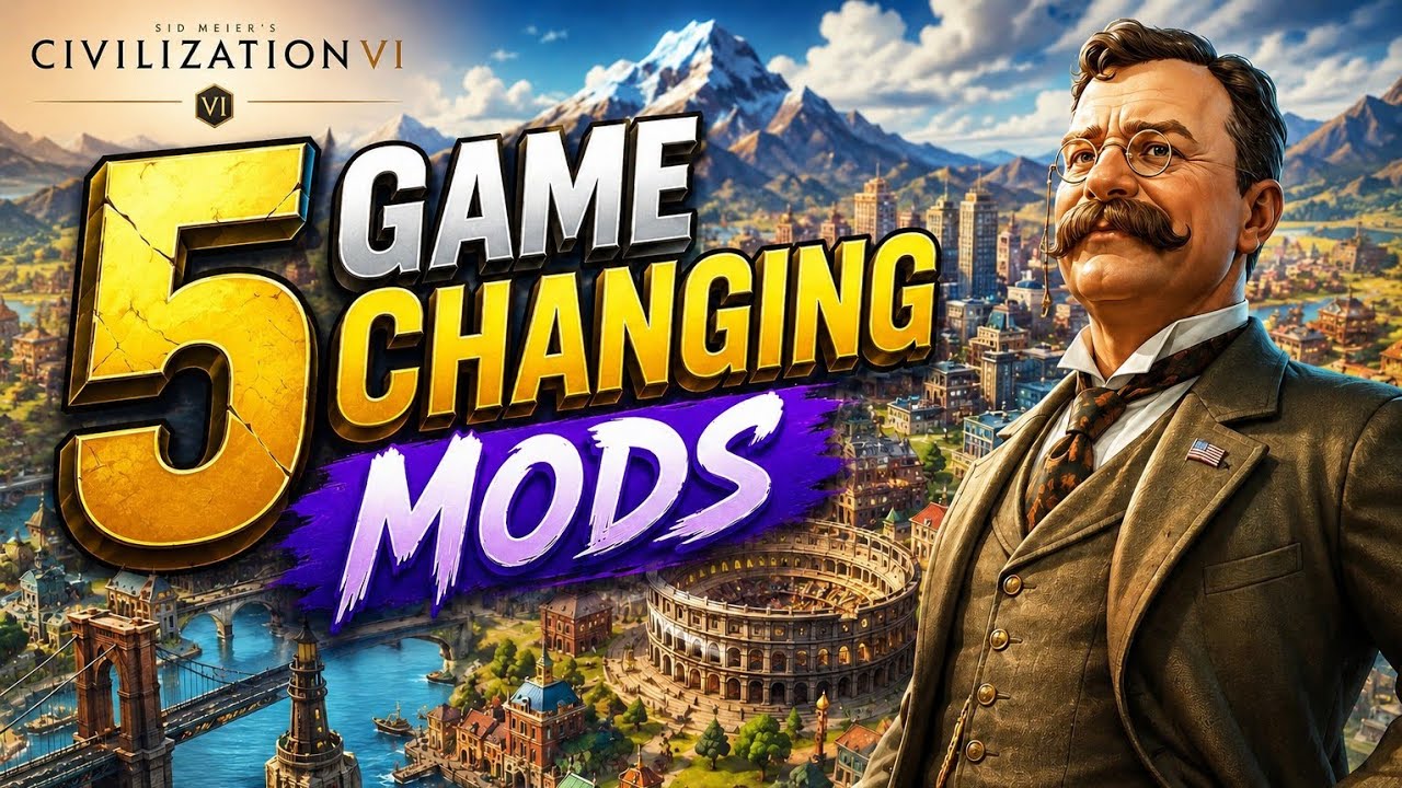 5 GAME-CHANGING Mods That BREAK Civilization VI | CIV 6 MODS IN 2026