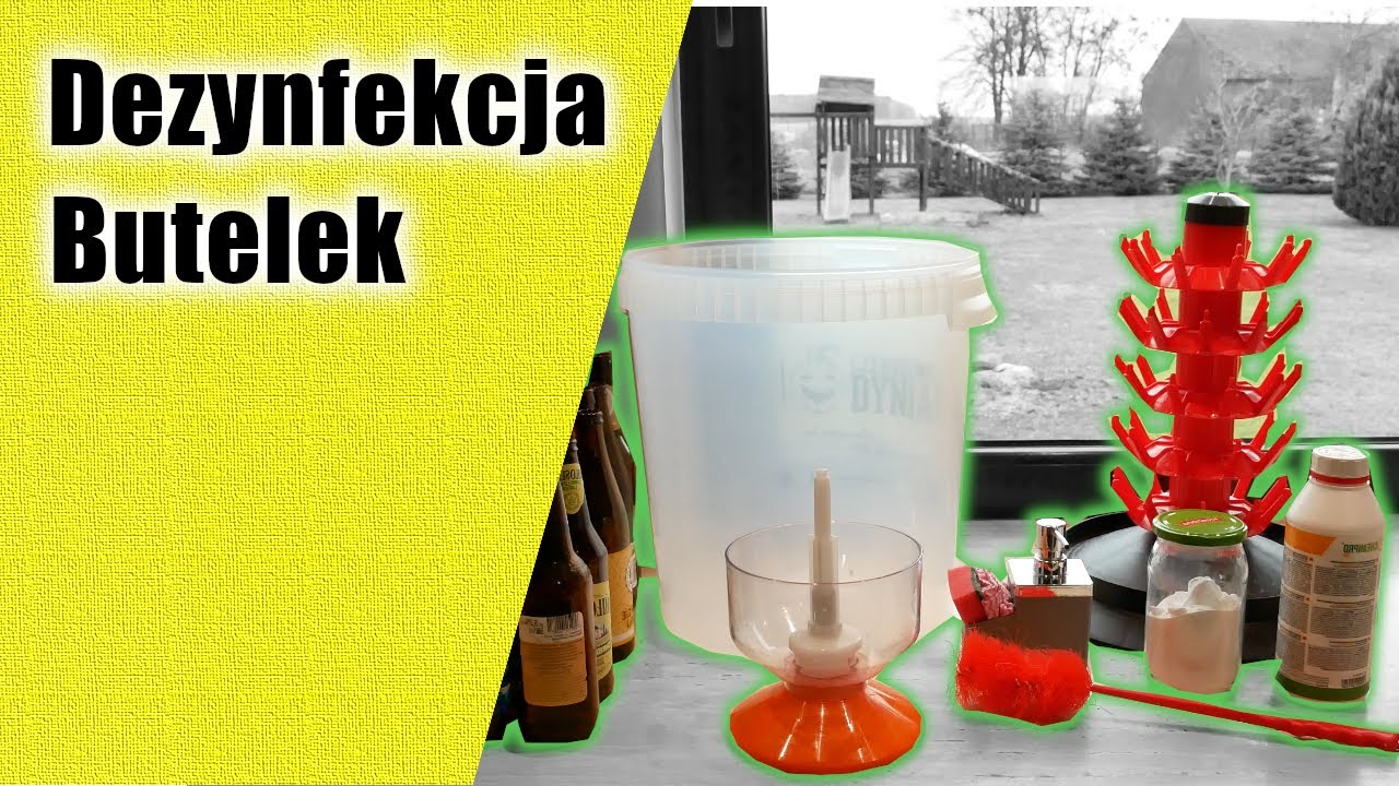 Jak dezynfekować butelki do piwa