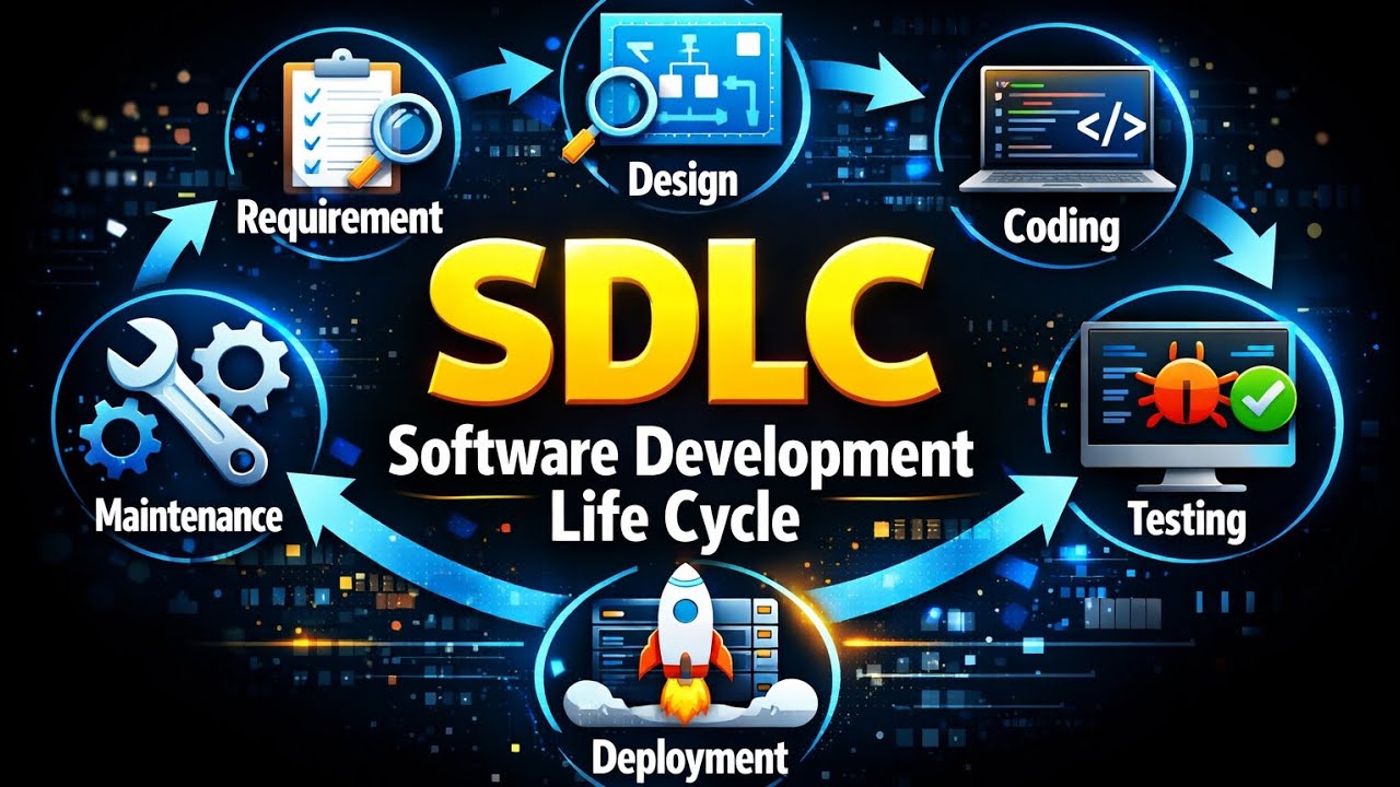 SDLC Explained in Hindi | Software Development Life Cycle Full Tutorial (Step-by-Step)