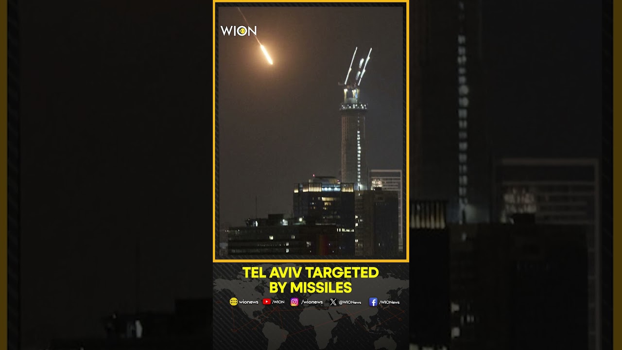 Iran Revolutionary Guards Launch Missiles and Drones at Tel Aviv | WION SHORTS