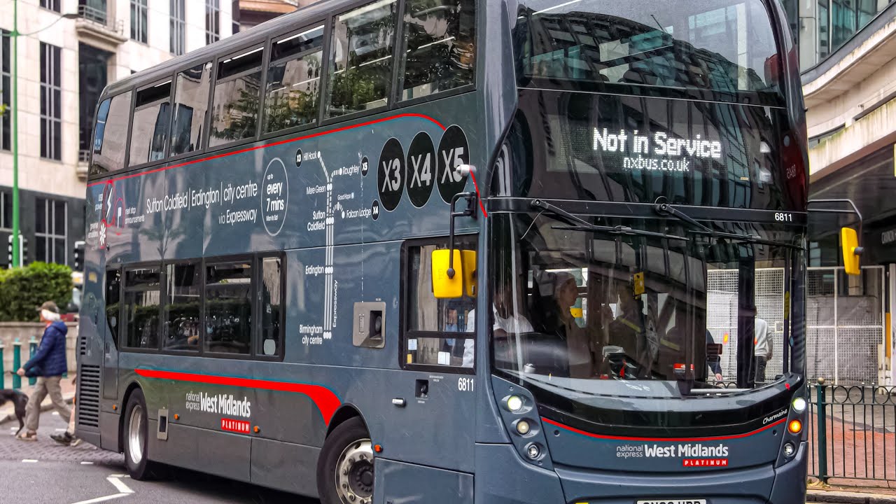 Full Route Visual: Falcon Lodge - Birmingham (X4) 