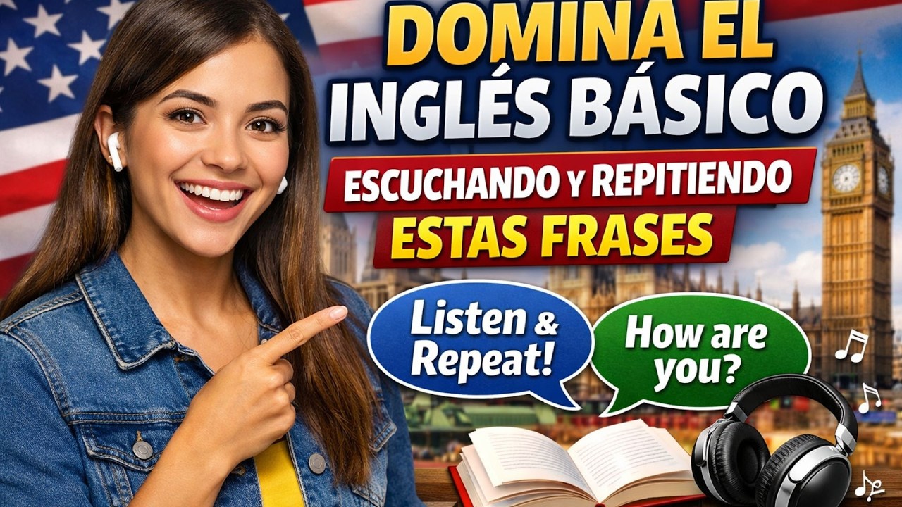 🇺🇸📚 APRENDE INGLÉS FÁCIL Y RÁPIDO CON ESTAS FRASES BÁSICAS PARA PRINCIPIANTES