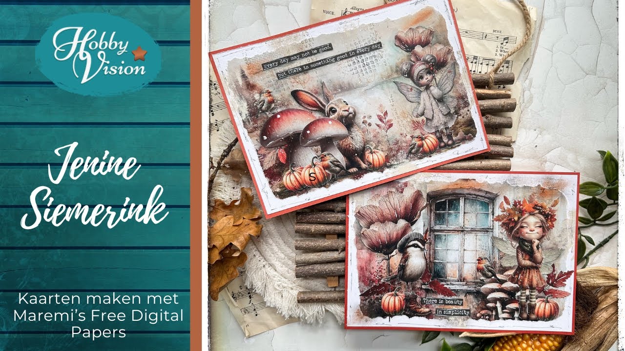 FBLive - 26-10-2024 - Jenine Siemerink - Creatief met Free Digital Papers van Maremi's Small Art