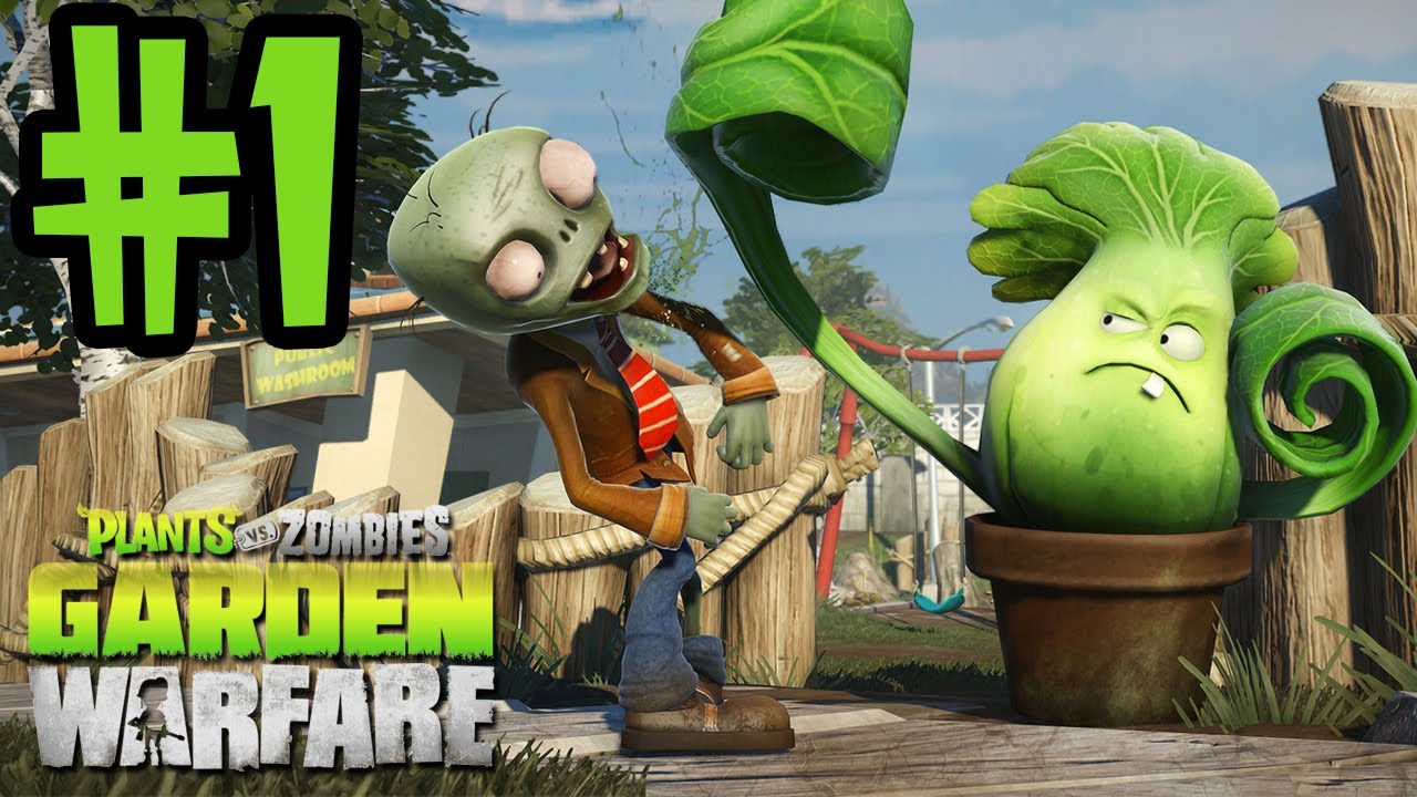 Plants VS Zombies Garden Warfare Walkthrough Part 1 - Gardens & Graveyards - Xbox One Gameplay