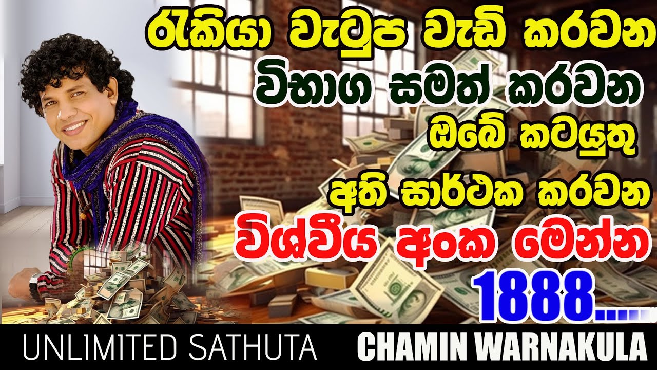 වැටුප් වැඩි කරගන්න විභාග සමත් වෙන්න විශ්වීය අංක මෙන්න| Dr Chamin Warnakula| NETHFM UNLIMITED SATHUTA