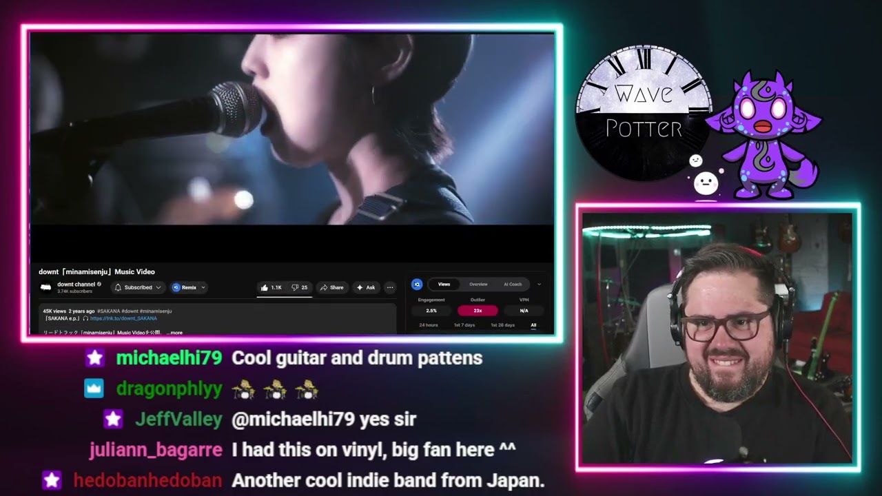 Music teacher reacts to downt「minamisenju」Music Video