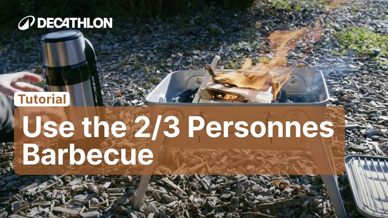 TUTORIAL - How to use the 2/3 PERSONNES BARBECUE ? | Decathlon_QUECHUA