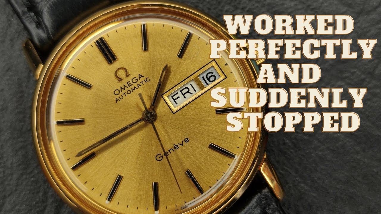 Worked perfectly and suddenly it stopped.  omega geneve cal.1022 renovation #omega #watchmaking