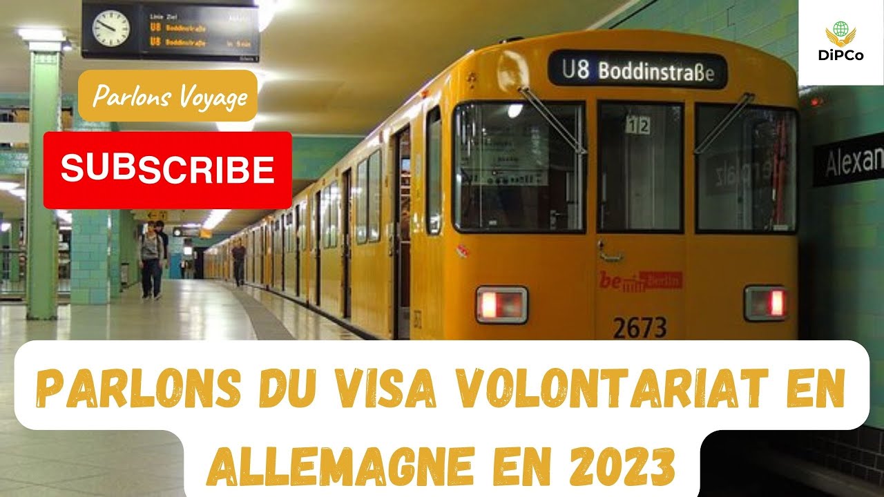 Venir FACILEMENT en Allemagne 2023 | VISA volontariat ALLEMAGNE #dipco #demandedevisa #allemagne