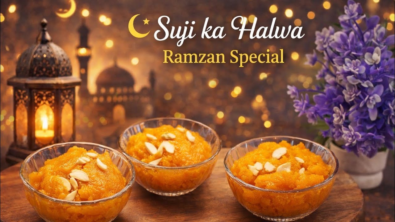 ✨ 10 Minute Suji Ka Halwa | 🕌 Ramadan Special  Halwa | Quick & Tasty Sweet Recipe #Cook with saniya