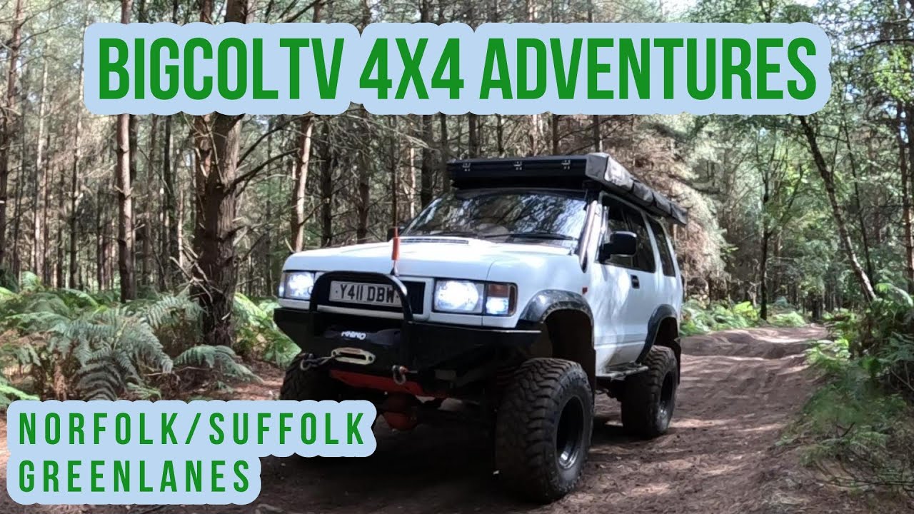 BIGCOLTV Green laning around Suffolk and Norfolk, & Thetford, Reopening a lost lane, UK, 4x4