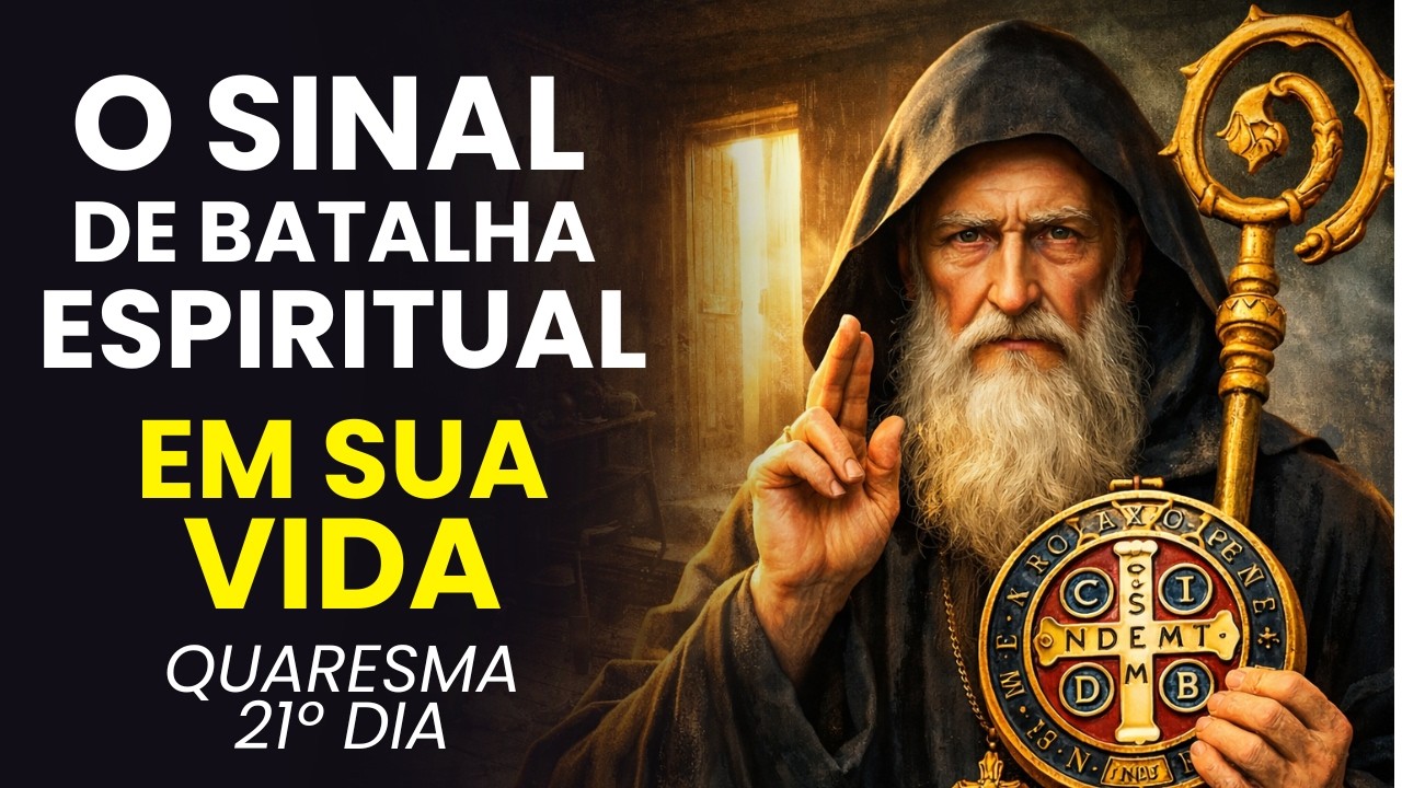📿21º DIA DA QUARESMA|AS 12 PALAVRAS DE SÃO BENTO– SINAL DE  UMA BATALHA ESPIRITUAL ESTÁ ACONTECENDO