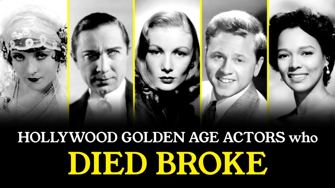 30 Golden Age Actors Who Died BROKE Or In Extreme Poverty