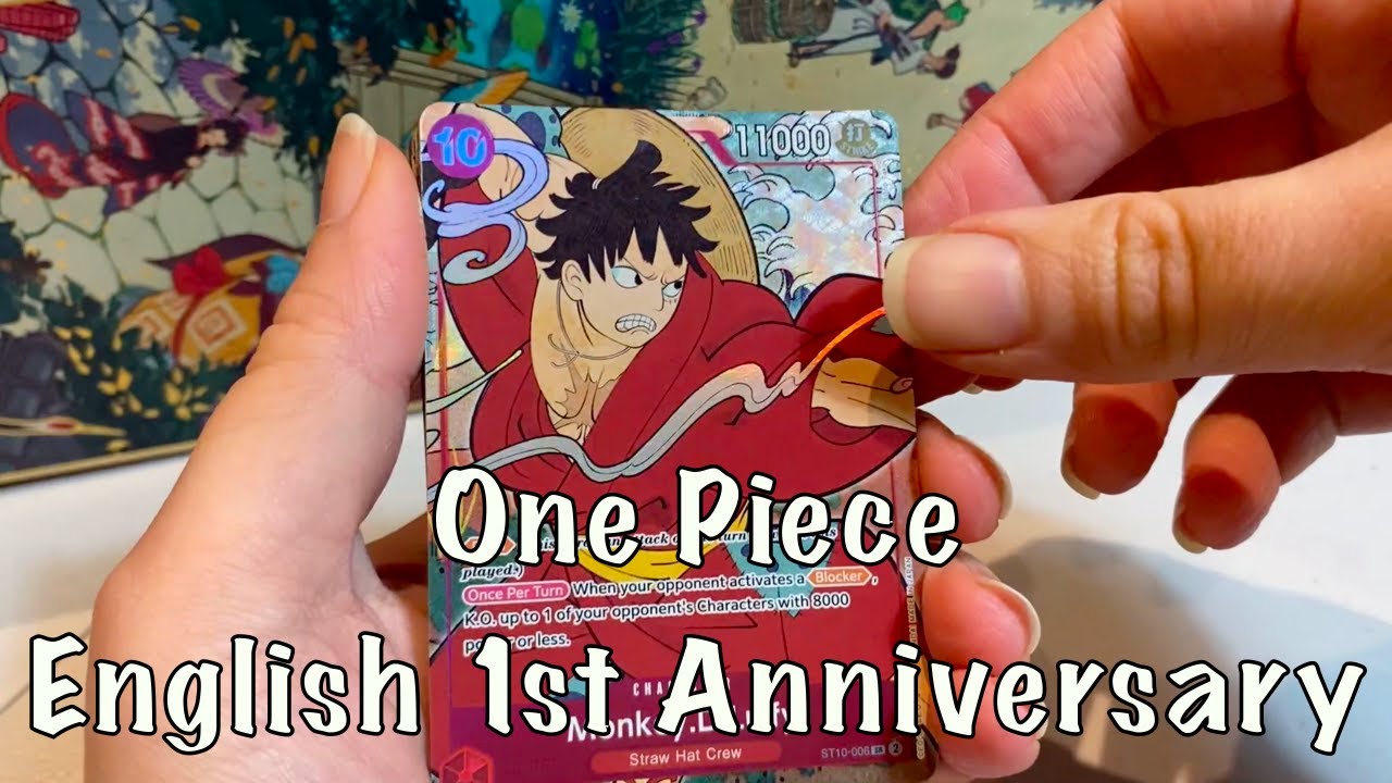 One Piece Card Game English Version 1st Anniversary Set Review