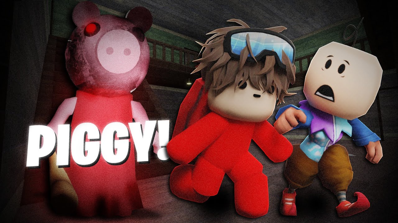 NABI y SANTI juegan el LIBRO 1 de PIGGY en ROBLOX!!