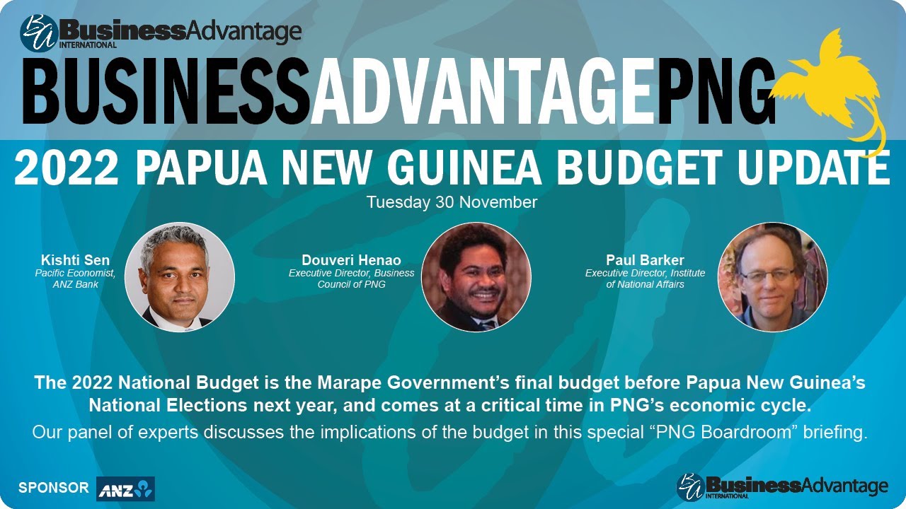 PNG Boardroom: 2022 National Budget Briefing