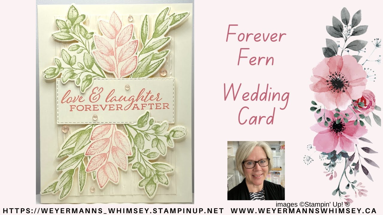 Forever Fern Wedding card ideas