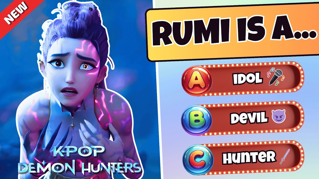 KPop Demon Hunters Trivia Quiz 🎤🔥 Can You Beat This Fan Challenge? Huntrix, Saja Boys, Rumi & Jinu 👀