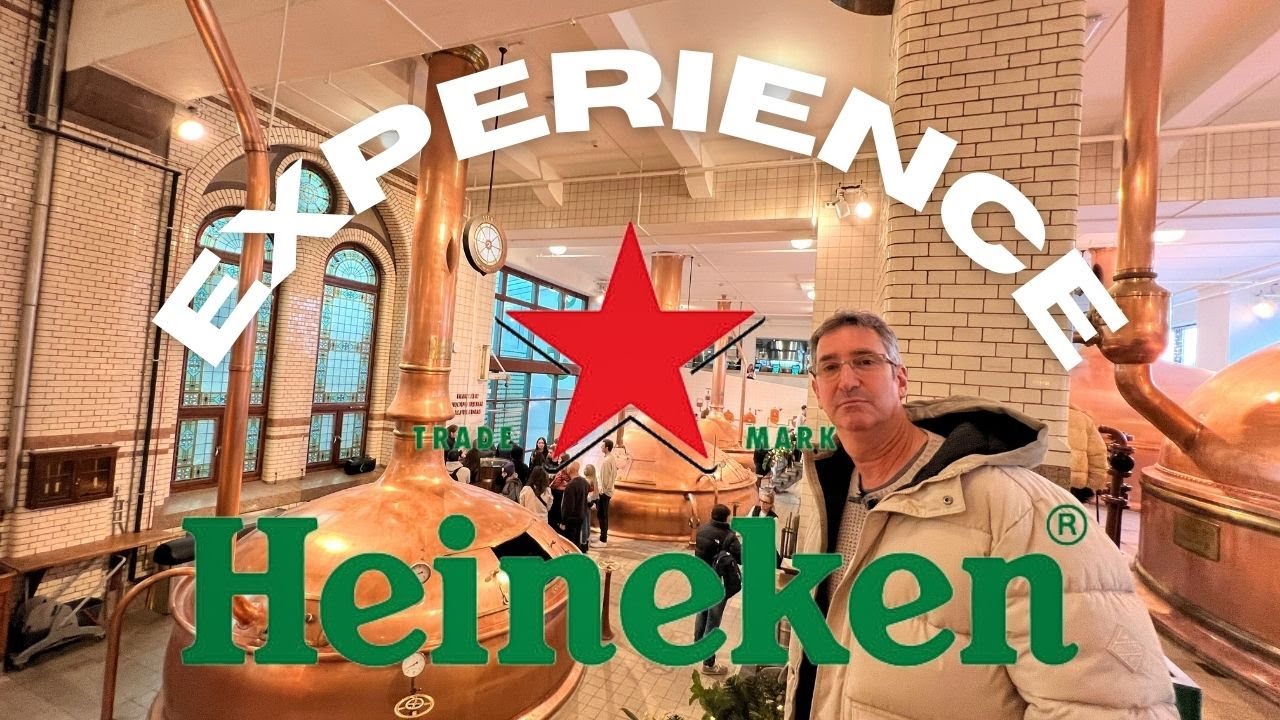 Full Tour of Beer Factory HEINEKEN EXPERIENCE in AMSTERDAM