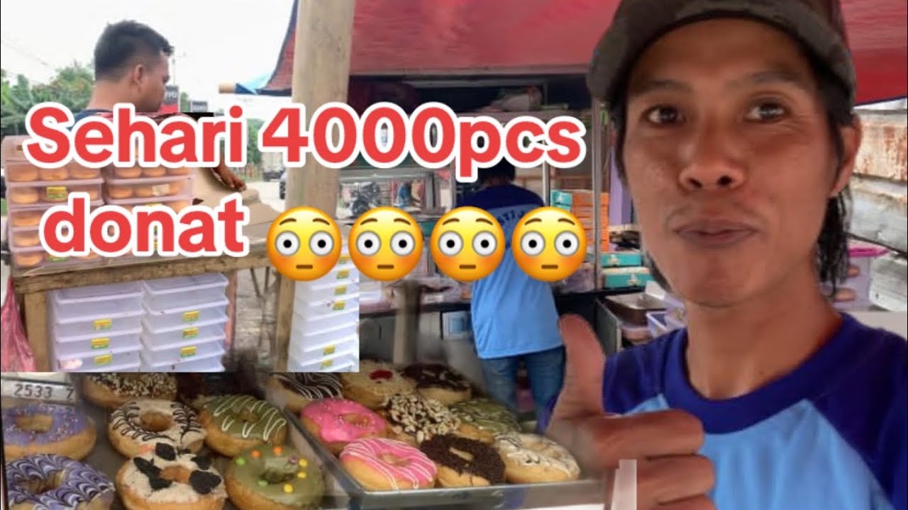 DONAT LUMER VIRAL 3000 ||PRODUKSI SEHARI 4000 DONAT😳😳 GAK KALAH SAMA J-CO 😳