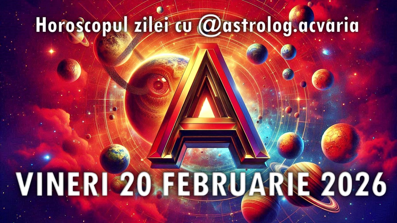 Eu sunt... trenul🚅 VINERI 20 FEBRUARIE 2026 ☯ HOROSCOPUL ZILEI  @astrolog.acvaria ​
