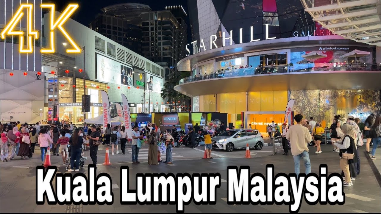 Walking Around Bukit Bintang Kuala Lumpur Malaysia | LOT-10, Pavilion Mall & Jalan Bukit Bintang