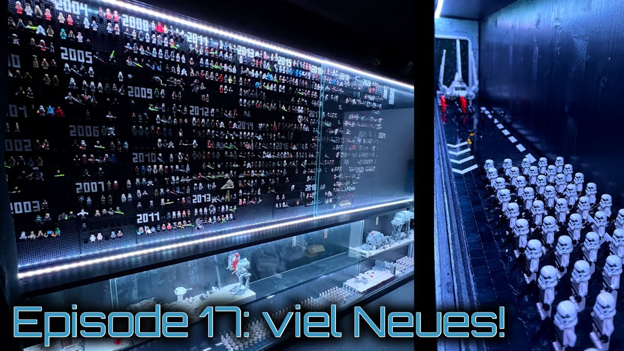 Coruscant & Todesstern II fertig! | 200 neue Figuren an der Wand! | Bau eines Star Wars Raums #18