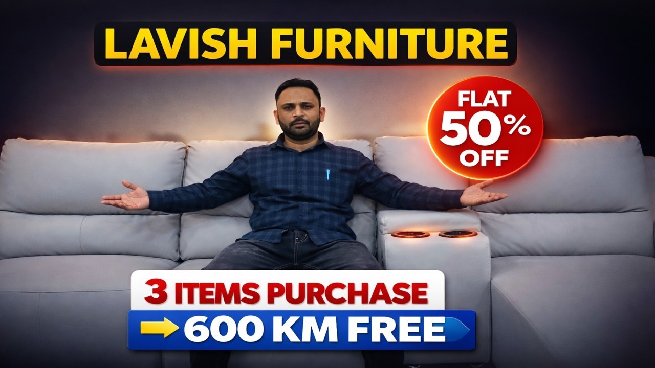 LAVISH FURNITURE||FLAT 50% OFF||3 ITEMS PURCHASE ➜ 600 KM FREE@startup sutram
