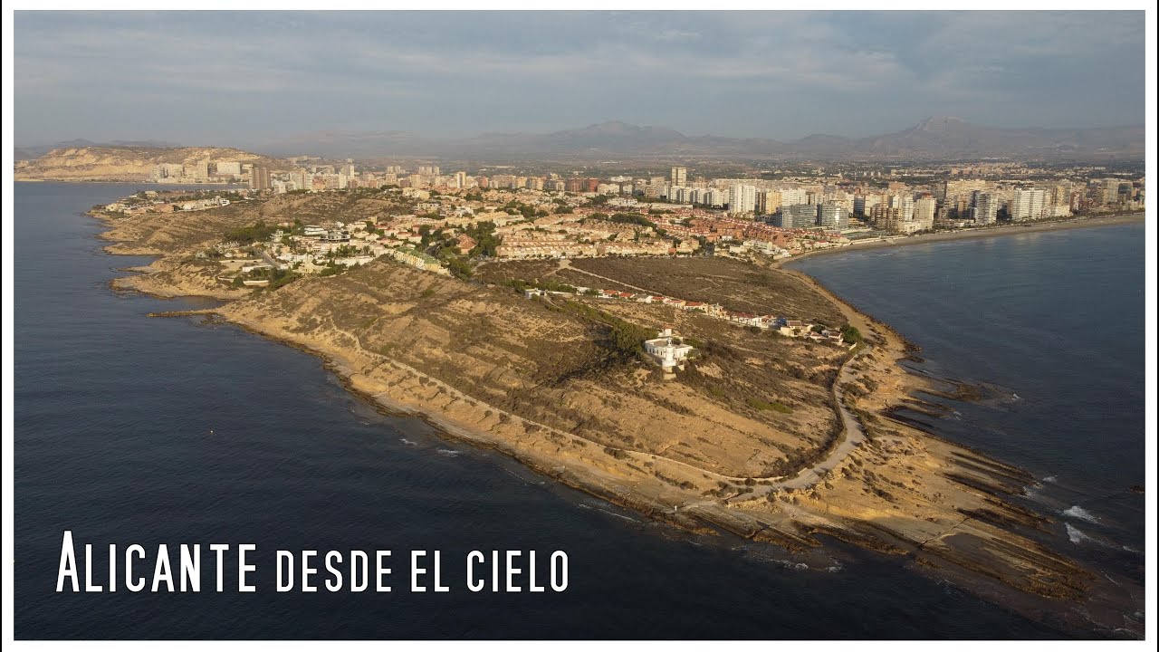 Alicante desde el cielo - Vista de DRONE