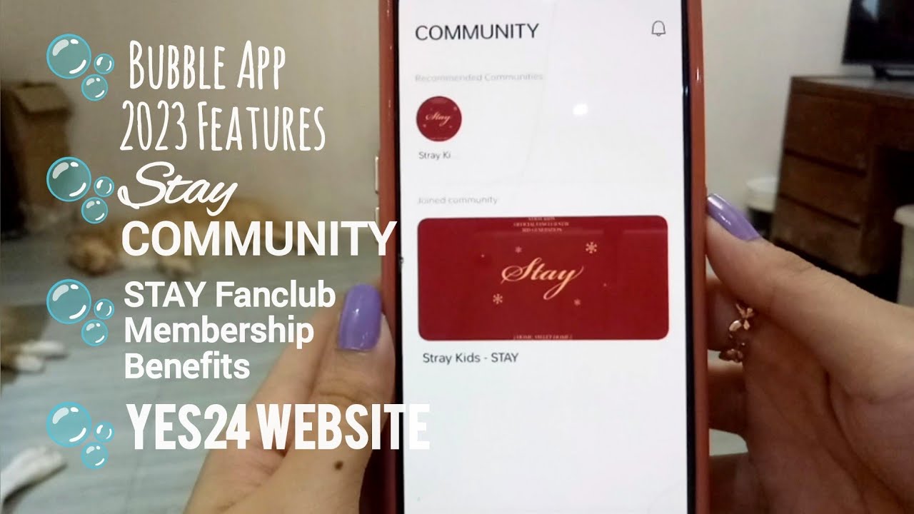 Bubble for JYPNation 2023: STAY Community and YES24 | (STAY 4th Gen Tix Purchase up in my channel)