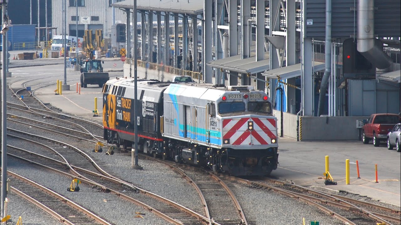 Amtrak's 8th Street Yard and River Subdivision Action - Downtown Los Angeles 8/30/2024