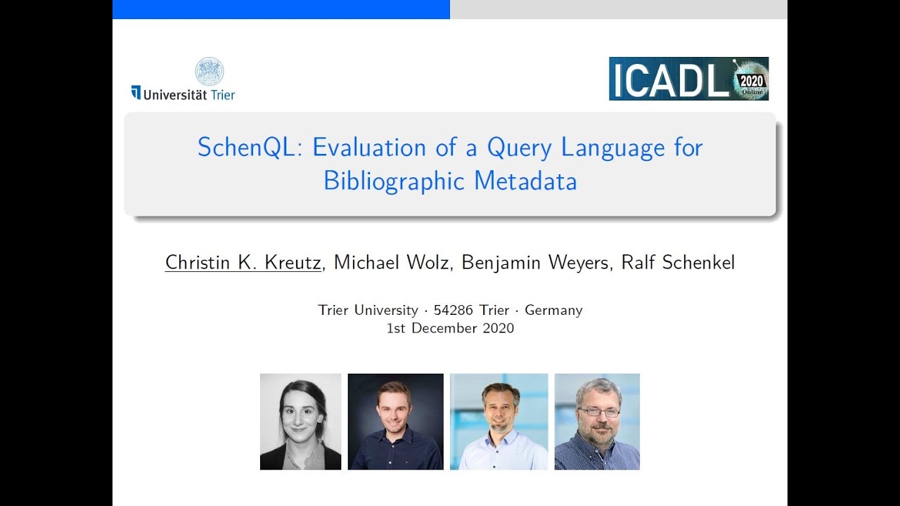 SchenQL: Evaluation of a Query Language for Bibliographic Metadata