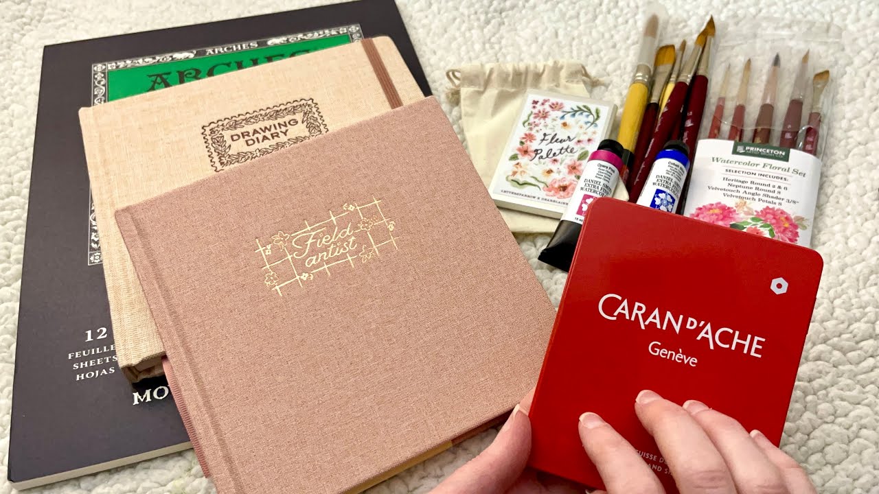 ASMR Art Supplies Haul (whispered) 🎨 🖼️