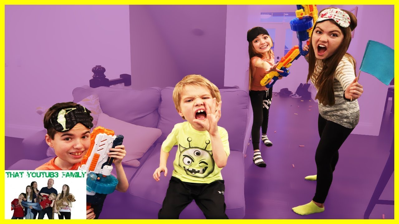 Capture The Flag Blindfolded / That YouTub3 Family I The Adventurers