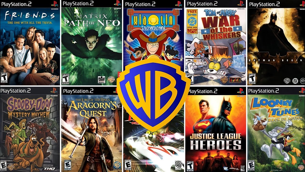 TOP 16 BEST WARNER BROS GAMES FOR PS2[PLAYSTATION 2]