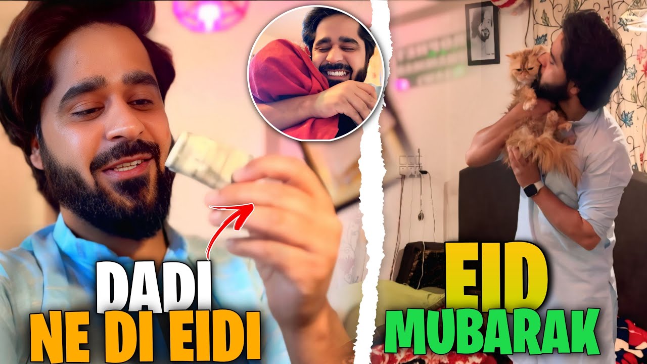 Dadi ki Eidi mil gayi! 💸😍 | Eid Mubarak! ✨#EidMubarak #Eidi #FamilyLove #FestivalVibes #Blessed