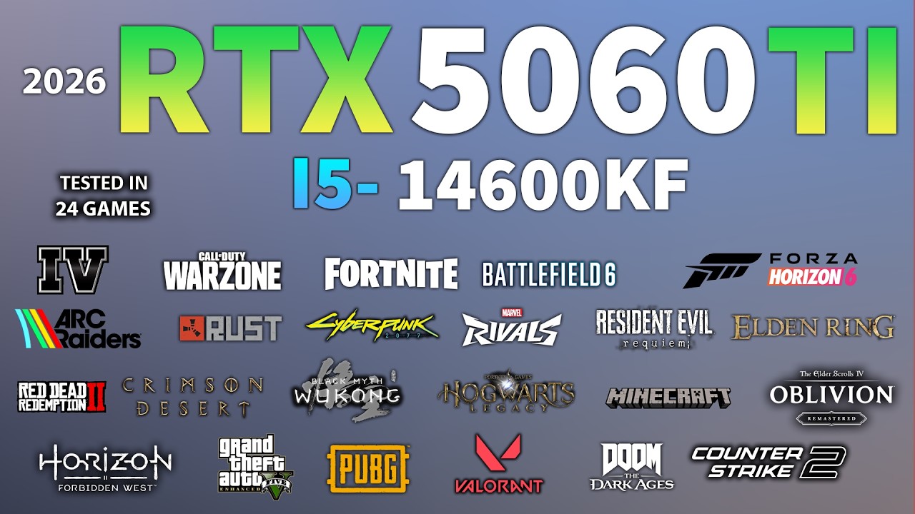 RTX 5060 Ti 16GB + i5-14600KF | Can AMD Even Compete? - RTX 5060 Ti Gaming