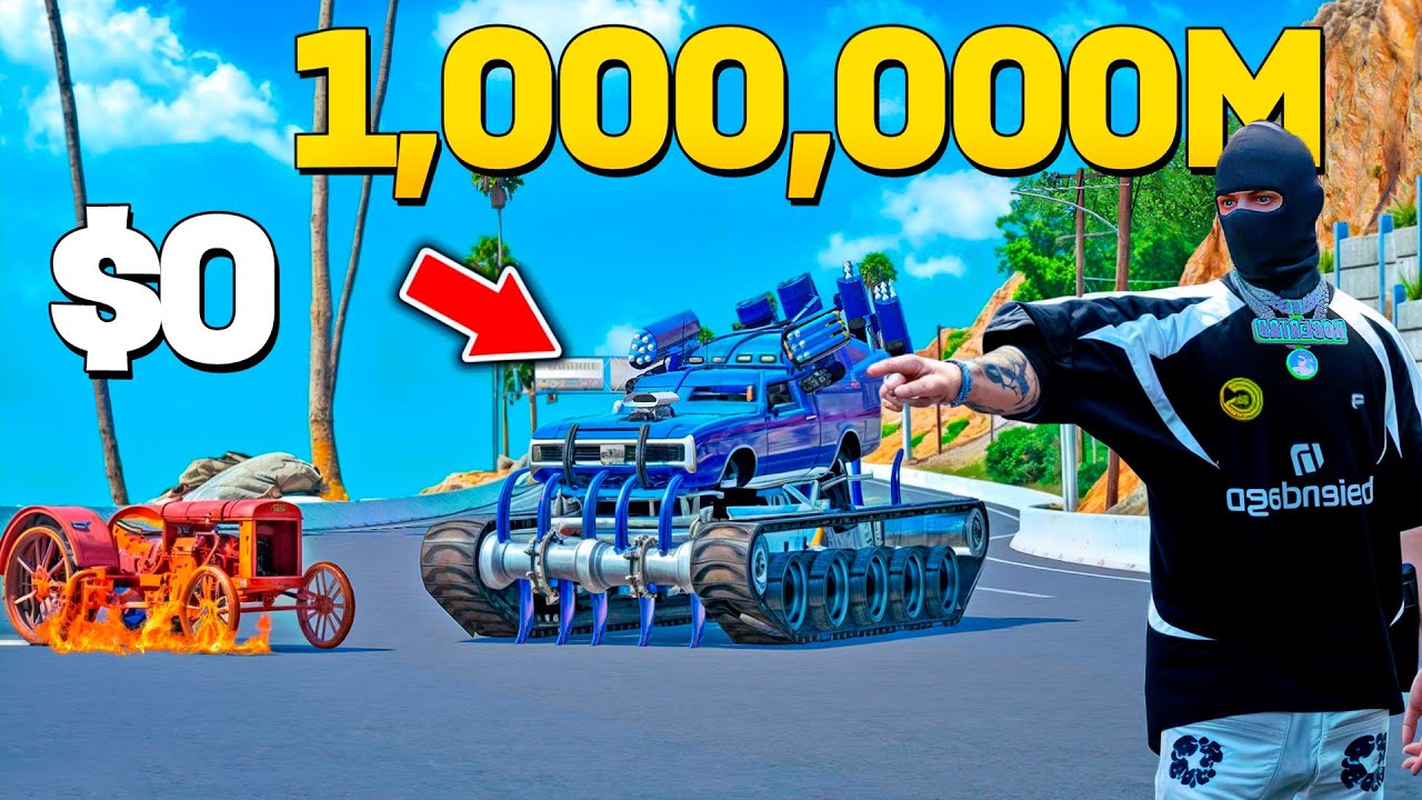 Carro de $0 vs Carro de $1,000,000,000 GTA 5 RP