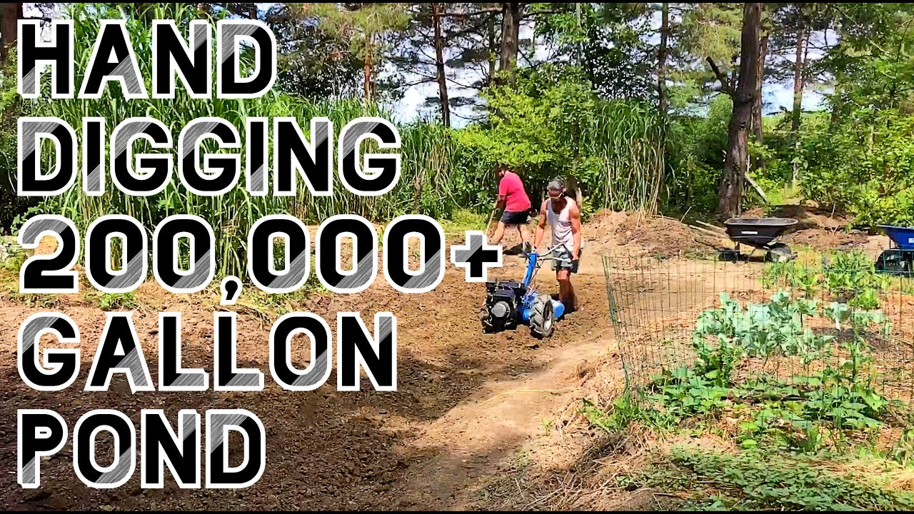 Hand Dug Pond - 1 - Getting Started (200,000+ gallon goal)