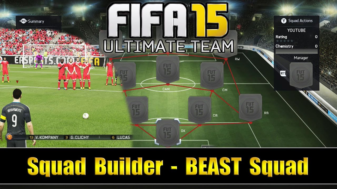 Fifa 15 | 'BEAST Squad' - feat. 5 IF's - Squad Builder | + Gameplay | by PHDxG