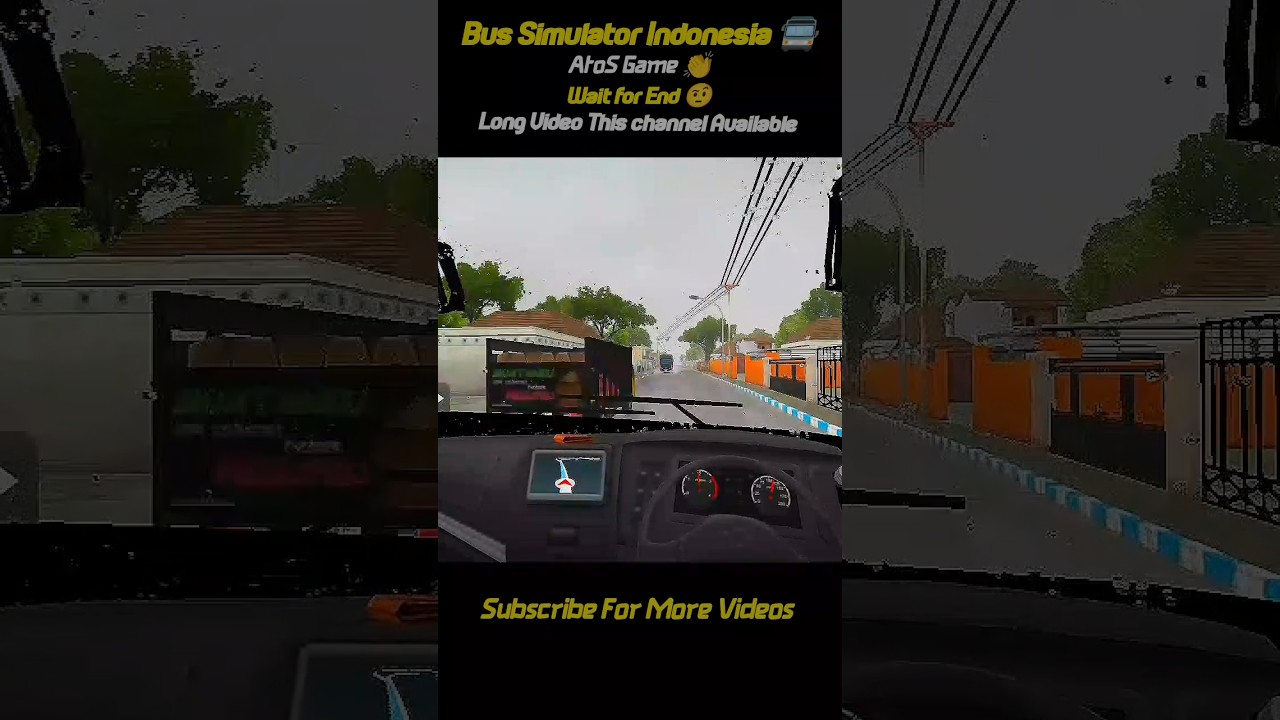 Bus Simulator Indonesia | Smooth Driver #busindonesia  #shorts