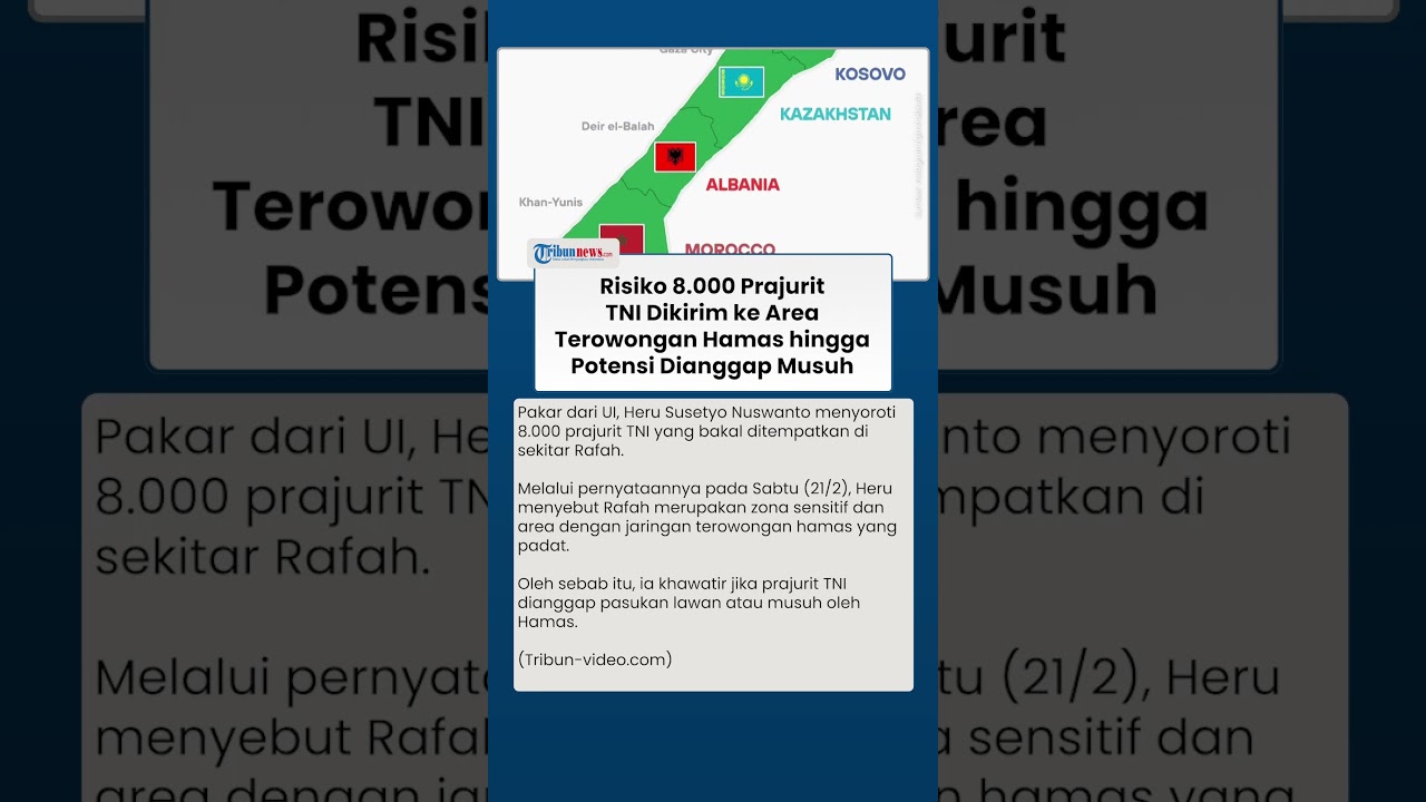 8.000 Prajurit TNI Bakal Dikirim ke Area Terowongan Hamas, Potensi Pasukan RI Dianggap Musuh Hamas